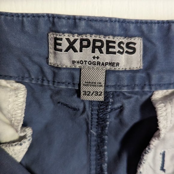 Express Blue Chino Photographer Style 32x32 - Picture 10 of 10
